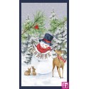 P140-2093P-77 PATCH. AMERICANO JOYFUL SNOWMEN (01) PANEL 60X110 CM. ALGODON 100% MULTI Venta en piezas de 7.00 M