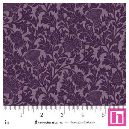 P140-3465-55 PATCH. AMERICANO THISTLE AND RYE (13) 110 CM. ALGODON 100% MORADO Venta en piezas de 7.00 M