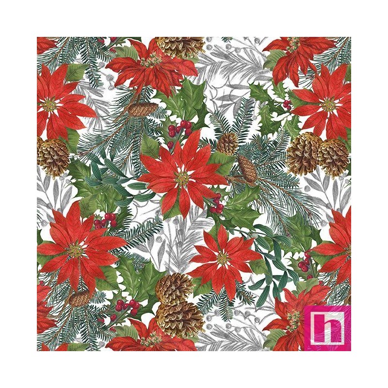 P140-4126-01 PATCH. AMERICANO BE MERRY SHINE BRIGHT (05) 110 CM. ALGODON 100% BLANCO/MULTI Venta en piezas de 7.00 M