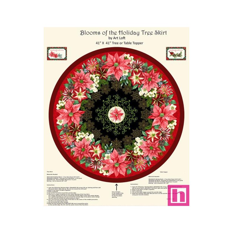 P140-8391P-88 PATCH. AMERICANO BLOOMS OF THE HOLIDAY (05) PANEL 135X110 CM.(105X105) ALGODON 100% MULTI Venta en piezas de 7.00