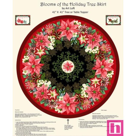 P140-8391P-88 PATCH. AMERICANO BLOOMS OF THE HOLIDAY (05) PANEL 135X110 CM.(105X105) ALGODON 100% MULTI Venta en piezas de 7.00