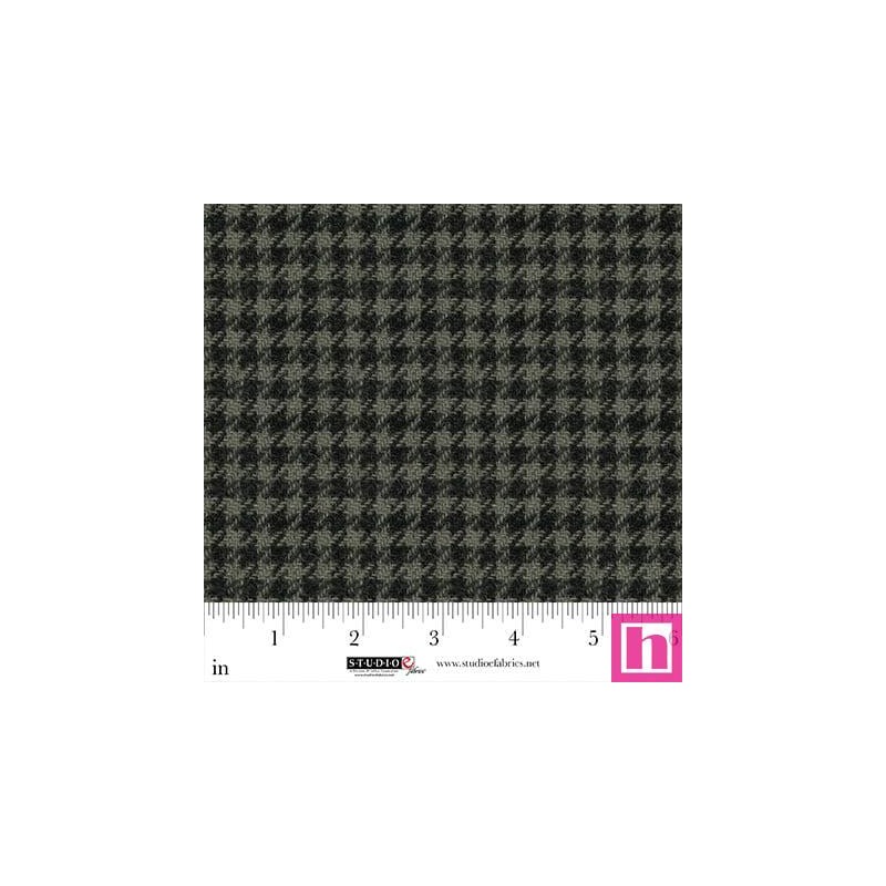 P140-8461-60 PATCH. AMERICANO SNOWY DAYS AND FROSTY NIGHTS (06) 110 CM. ALGODON 100% NEGRO/GRIS Venta en piezas de 7.00 M