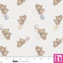P140-8520-13 PATCH. AMERICANO SLEEPY TEDDY (04) 110 CM. ALGODON 100% CIELO Venta en piezas de 7.00 M
