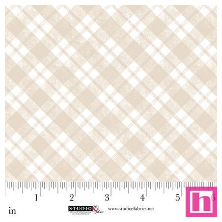 P140-8524-30 PATCH. AMERICANO SLEEPY TEDDY (06) 110 CM. ALGODON 100% BLANCO/CREMA Venta en piezas de 7.00 M
