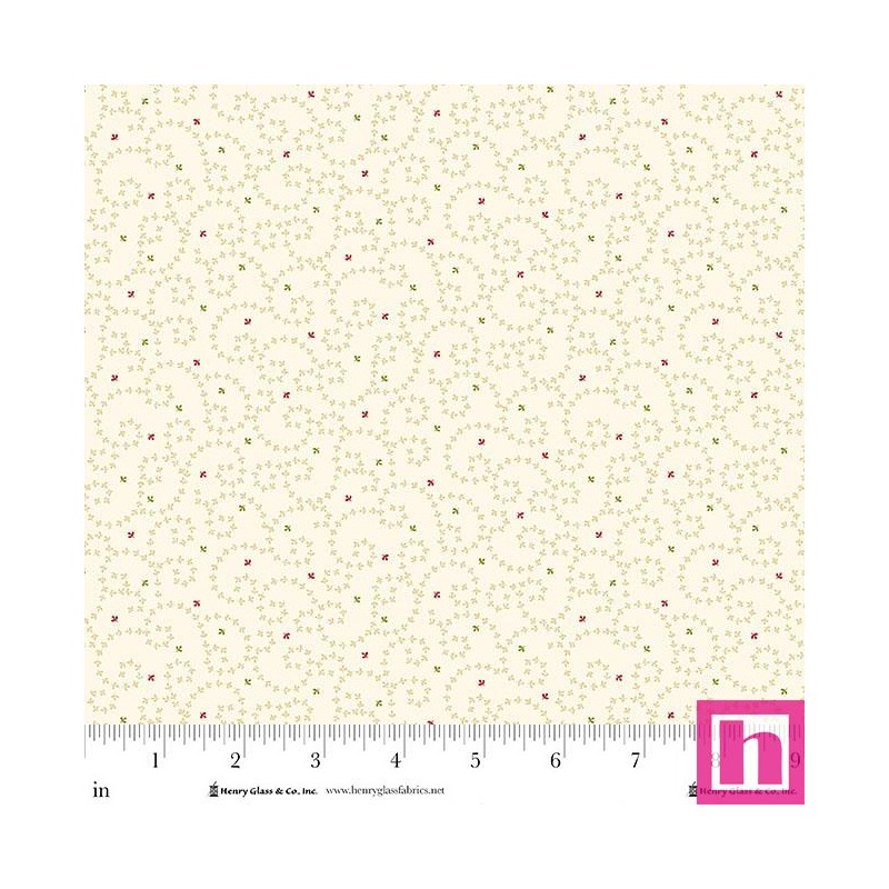 P140-996-40 PATCH. AMERICANO BAUBLES AND BALSAM (12) 110 CM. ALGODON 100% NATURAL Venta en piezas de 7.00 M
