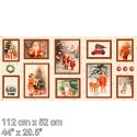 P37-4504-171 PATCH.AMERICANO VINTAGE CHRISTMAS (01) PANEL 52X110 CM. ALGODON 100% MULTI Venta en piezas de 6.00 M