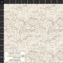 P37-4504-175 PATCH.AMERICANO CASA AND COSY (16) 110 CM. ALGODON 100% CREMA Venta en piezas de 6.00 M