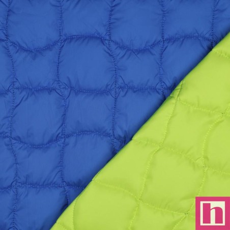 P94-3672-002 ACOLCHADO HENNY (02) 140 CM. 250 GR/M2. POLIESTER 100% AZUL/NEON Venta en piezas de 6.00 M