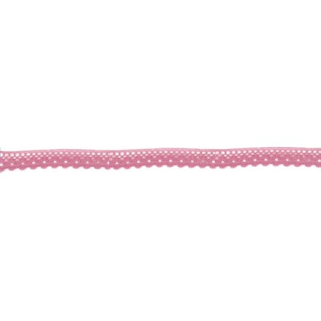 43476 PUNTILLA NYLON FRAMBUESA 10 MM. POLIAMIDA 100% MAQUILLAJE Venta en piezas de 50.00 M