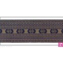 606033-50-06 CINTA JACQUARD CLEO 50 MM. POLIESTER 100% MARINO/DORADO Venta en piezas de 10.00 M