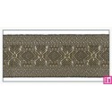 606034-30-03 CINTA JACQUARD ALTEA 30 MM. POLIESTER 100% GRIS/DORADO Venta en piezas de 10.00 M