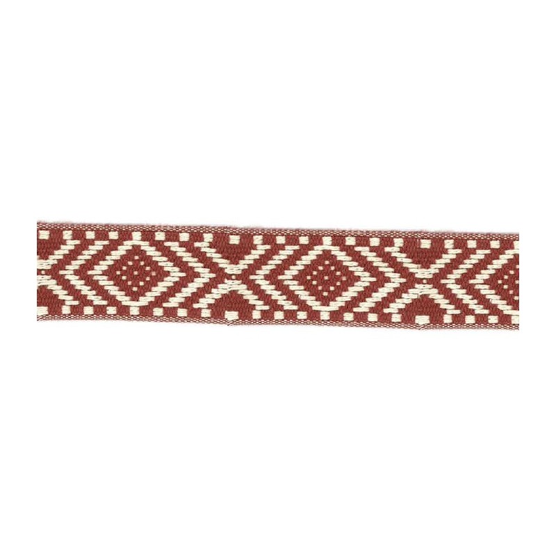 64315 CINTA JACQUARD 40 MM EBER ACRILICO 50%-ALGODON 45%-PA. 5% MAGENTA Venta en piezas de 25.00 M