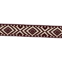 64316 CINTA JACQUARD 30 MM EBER ACRILICO 50%-ALGODON 45%-PA. 5% GRANATE Venta en piezas de 25.00 M