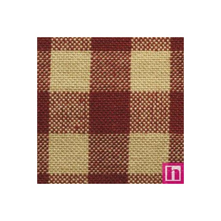 64709 PATCH. AMERICANO TRAMADO WILLSON (47) 110 CM. ALGODON 100% CAMEL/ROJO Venta en piezas de 7.00 M