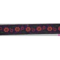 655365-0022 CINTA JACQUARD ZERA 25 MM. POLIESTER 100% MORADO/DORADO Venta en piezas de 7.00 M