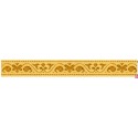 655369-0100 CINTA JACQUARD GARLAN 20 MM. POLIESTER 100% ORO Venta en piezas de 7.00 M