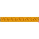 655371-0100 CINTA JACQUARD HOMERO 20 MM. POLIESTER 100% ORO Venta en piezas de 7.00 M
