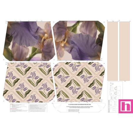 68121 TOTE BAGS AMATISTA - REVERSIBLE Y REPELENTE AL AGUA (12) 45X50 CMS. POLIESTER 100% VIOLETA Venta en piezas de 1.00 U
