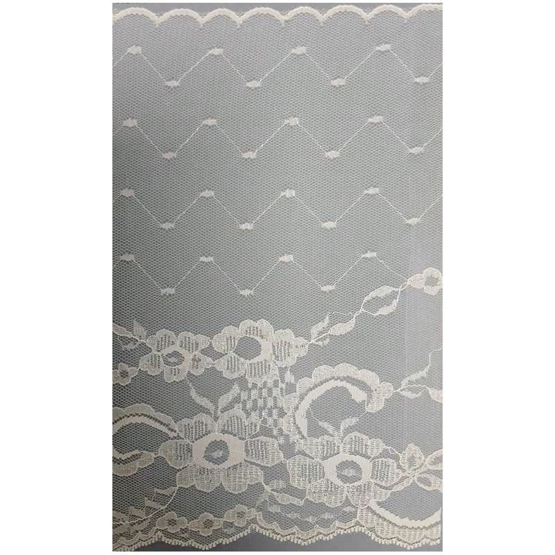 8233-003 PUNTILLA NYLON FERIT 230 MM. POLIESTER 100% MARFIL Venta en piezas de 25.00 M