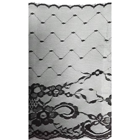 8233-004 PUNTILLA NYLON FERIR 230 MM. POLIESTER 100% NEGRO Venta en piezas de 25.00 M