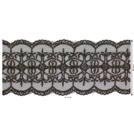 908258-102 GALON TUL FANTASIA 70 MM. GAMORA POLIESTER 100% COBRE Venta en piezas de 9.10 M