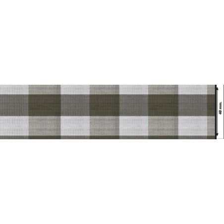 941204-40-0053 CINTA FANTASIA SAGITTA 40 MM. POLIESTER 50%-ALGODÓN 50% TOPO Venta en piezas de 22.70 M