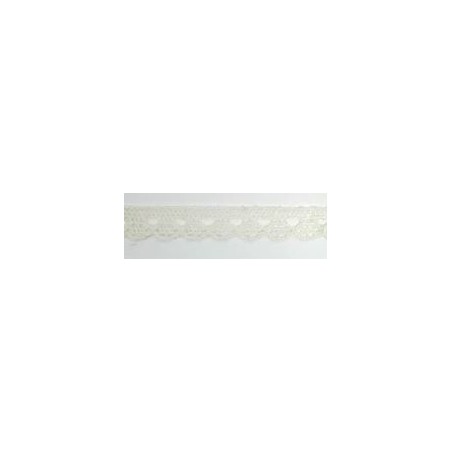9627-102 PUNTILLA BOLILLO CASSIA 10 MM. POLIESTER 100% MARFIL Venta en piezas de 25.00 M