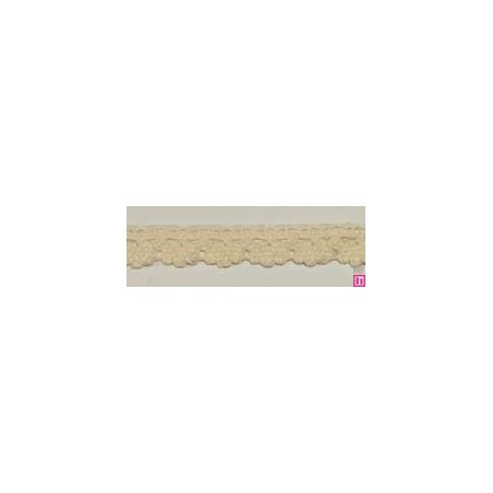 9706-102 PUNTILLA BOLILLO DIEGO 12 MM. ALGODON 100% MARFIL Venta en piezas de 25.00 M