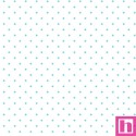 P0017-MAS609-WQ PATCH. AMERICANO BEAUTIFUL BASICS (097) CLASSIC DOT-110 CM. ALGODON 100% NATURAL/TURQUESA Venta en piezas de 4.5