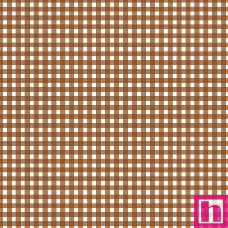 P0017-MAS610-A2 PATCH. AMERICANO BEAUTIFUL BASICS (079) CLASSIC CHECK-110 CM. ALGODON 100% ARCILLA Venta en piezas de 4.55 M