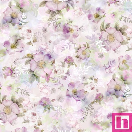 P121-ELYW6539SOFTPINK PATCH. AMERICANO ELYSIAM 108 (01) 270 CM. ALGODON 100% LILA Venta en piezas de 8.20 M