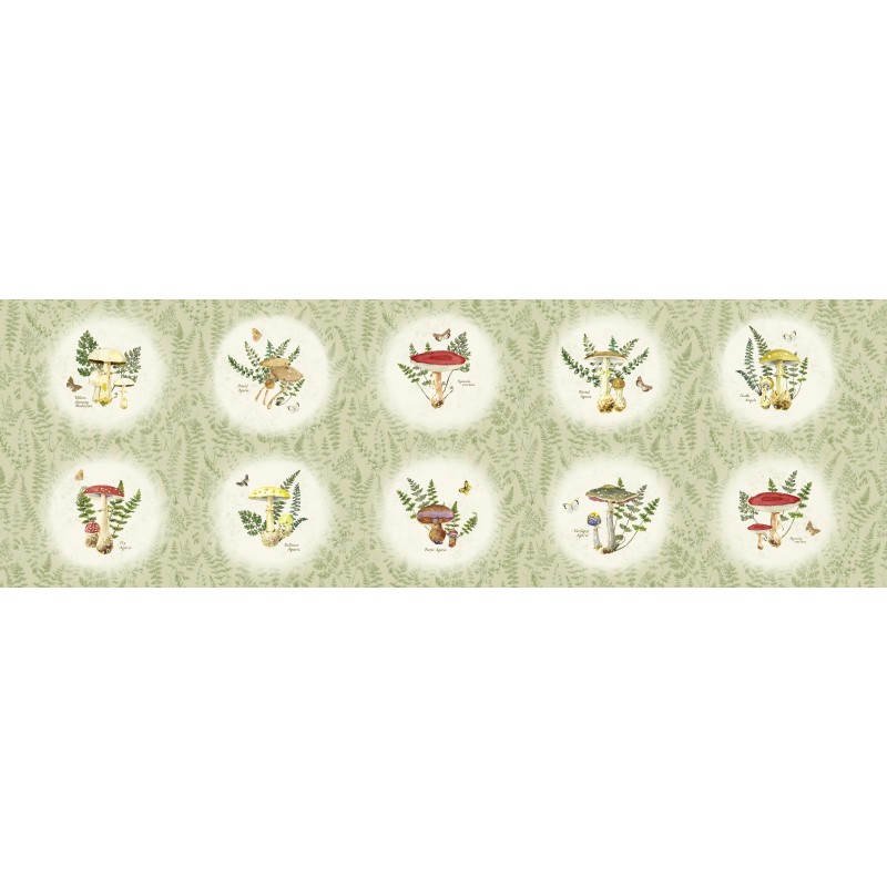 P121-FFLO6332LG PATCH. AMERICANO FOREST FLOOR (02) 110 CM. ALGODON 100% VERDE Venta en piezas de 7.00 M