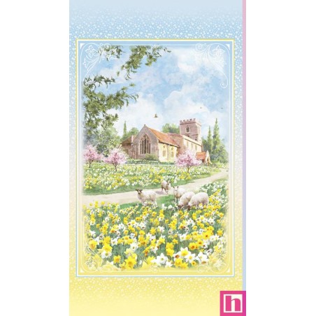 P121-FOFA6072PA PATCH. AMERICANO FIELDS OF FAITH (02) PANEL 60X110 CM. ALGODON 100% MULTI Venta en piezas de 4.55 M