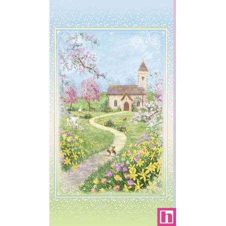 P121-FOFA6073PA PATCH. AMERICANO FIELDS OF FAITH (01) PANEL 60X110 CM. ALGODON 100% MULTI Venta en piezas de 4.55 M
