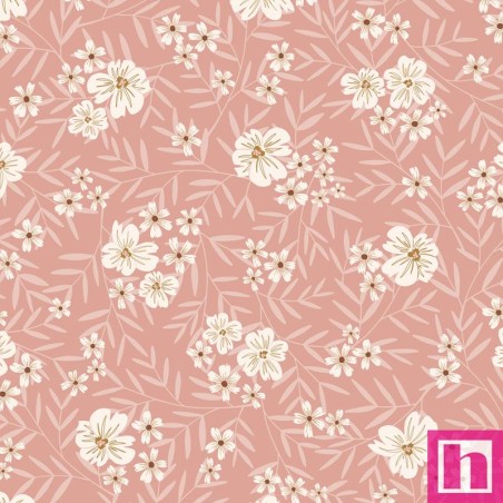 P121-MEAD6479PINK PATCH. AMERICANO MEADOWLIGHT (08) 110 CM. ALGODON 100% ROSA Venta en piezas de 7.00 M
