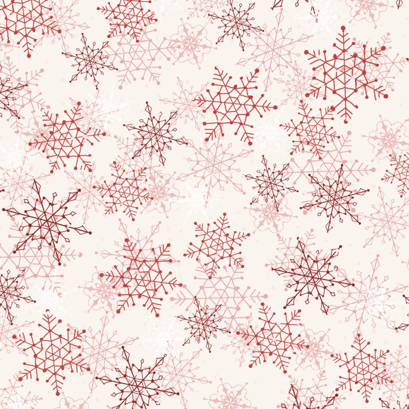 P121-WISO6233ER PATCH. AMERICANO WINTER SONG (09) 110 CM. ALGODON 100% CREMA/ROJO Venta en piezas de 7.00 M