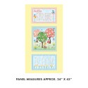 P133-14969-33 PATCH. AMERICANO ENCHANTED SPRING (01) PANEL 60X110 CM. ALGODON 100% AMARILLO Venta en piezas de 6.80 M