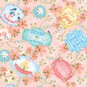 P133-14971-21 PATCH. AMERICANO ENCHANTED SPRING (06) 110 CM. ALGODON 100% ROSA Venta en piezas de 6.80 M