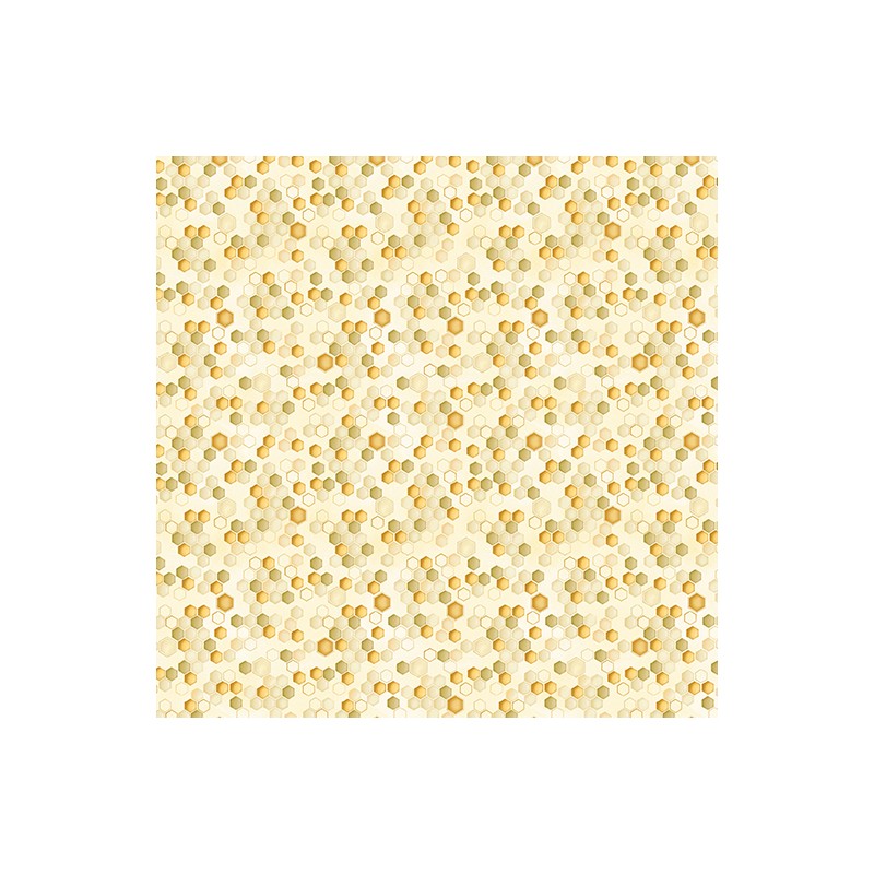 P133-14973-70 PATCH. AMERICANO ENCHANTED SPRING (04) 110 CM. ALGODON 100% AMARILLO Venta en piezas de 6.80 M