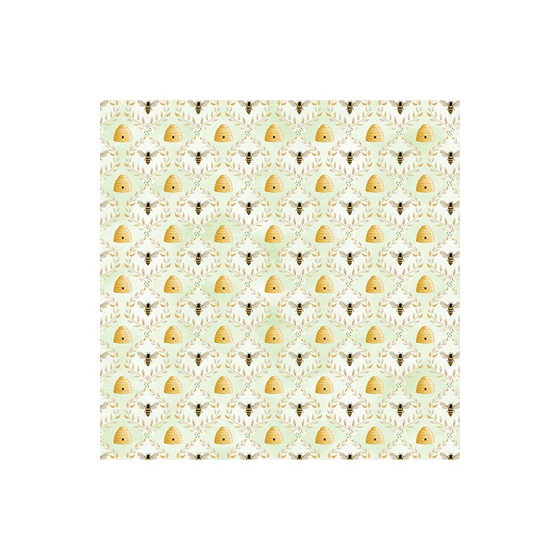 P133-14975-44 PATCH. AMERICANO ENCHANTED SPRING (09) 110 CM. ALGODON 100% VERDE Venta en piezas de 6.80 M