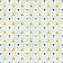 P133-14975-55 PATCH. AMERICANO ENCHANTED SPRING (16) 110 CM. ALGODON 100% CELESTE Venta en piezas de 6.80 M