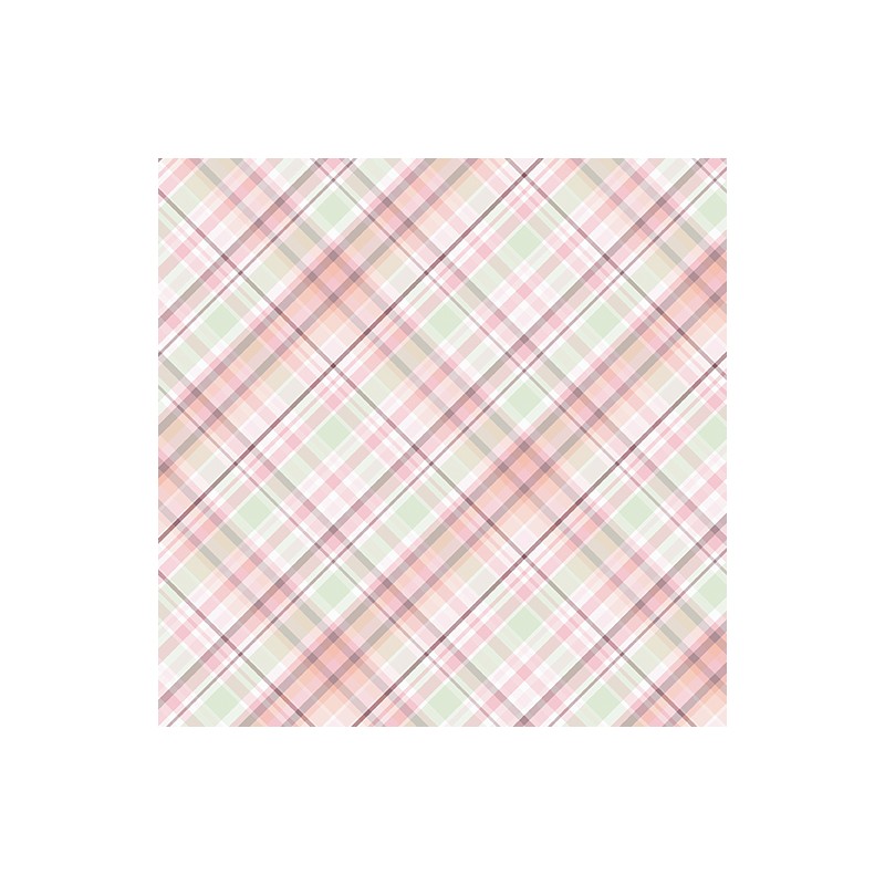 P133-15044-43 PATCH. AMERICANO SWEET MEADOW (10) 110 CM. ALGODON 100% BLANCO/MENTA Venta en piezas de 6.80 M