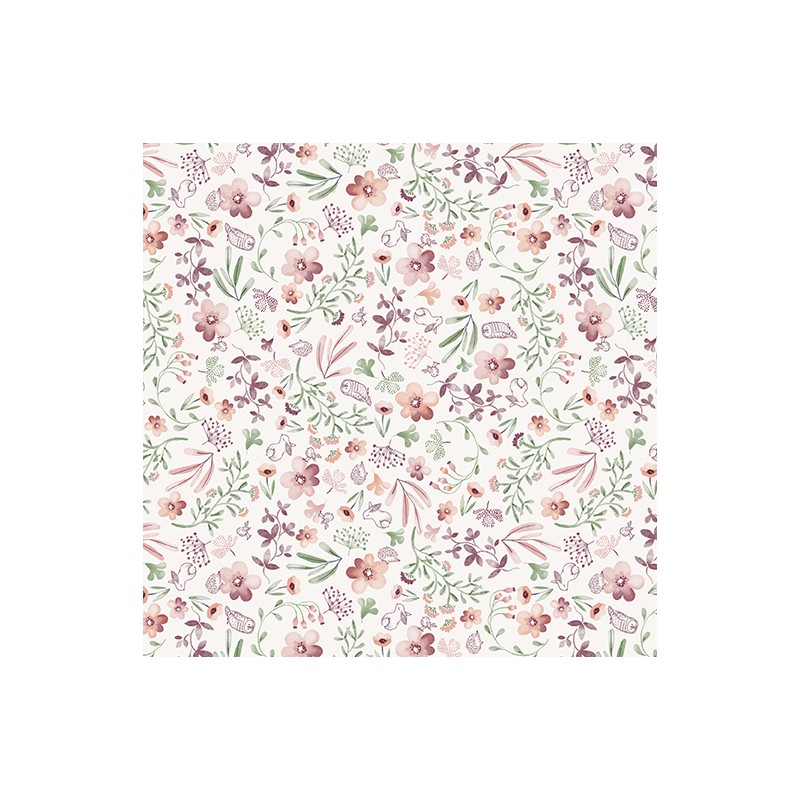 P133-15046-07 PATCH. AMERICANO SWEET MEADOW (04) 110 CM. ALGODON 100% BLANCO Venta en piezas de 6.80 M