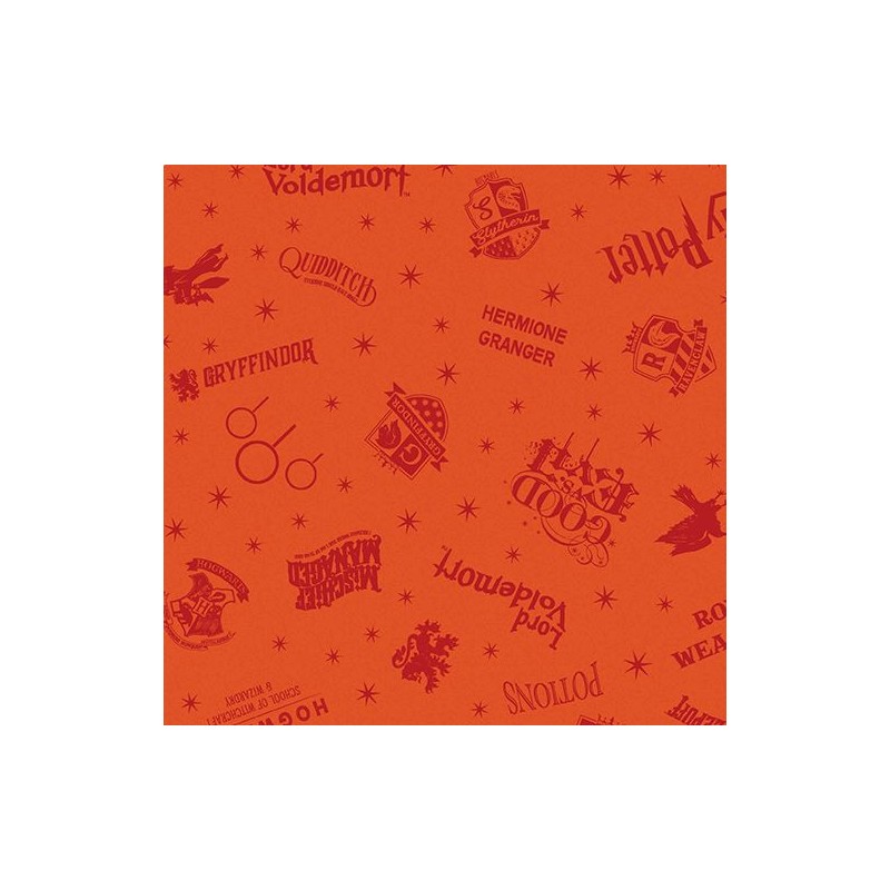 P133-15224-36 PATCH. AMERICANO HARRY POTTER 2ND ED. (09) 110 CM. ALGODON 100% NARANJA Venta en piezas de 6.80 M