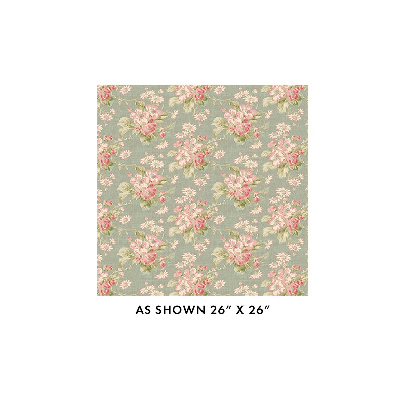 P133-16649-40 PATCH. AMERICANO BELOVED (18) 110 CM. ALGODON 100% SALVIA Venta en piezas de 6.80 M