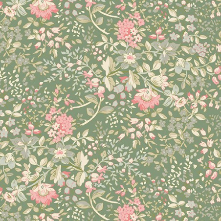 P133-16651W-44 PATCH. AMERICANO BELOVED (23) 270 CM. ALGODON 100% VERDE Venta en piezas de 6.80 M