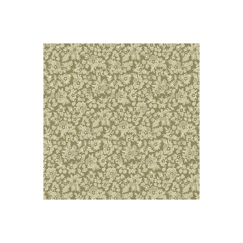 P133-16655-42 PATCH. AMERICANO BELOVED (20) 110 CM. ALGODON 100% VERDE Venta en piezas de 6.80 M