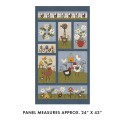 P133-16752-55 PATCH. AMERICANO PRAIRIE CHICKS (01) PANEL 60X110 CM. ALGODON 100% MULTI Venta en piezas de 6.80 M