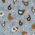 P133-16754-54 PATCH. AMERICANO PRAIRIE CHICKS (08) 110 CM. ALGODON 100% DENIM Venta en piezas de 6.80 M