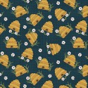 P133-16755-56 PATCH. AMERICANO PRAIRIE CHICKS (09) 110 CM. ALGODON 100% AZUL Venta en piezas de 6.80 M
